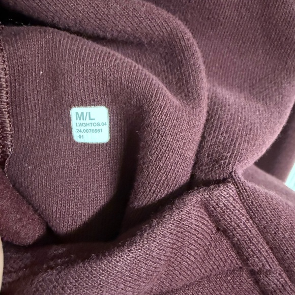 Lululemon Scuba Oversized Half Zip Hoodie | Garnet/Gold - Picture 5 of 5